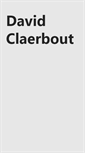 Mobile Screenshot of davidclaerbout.com